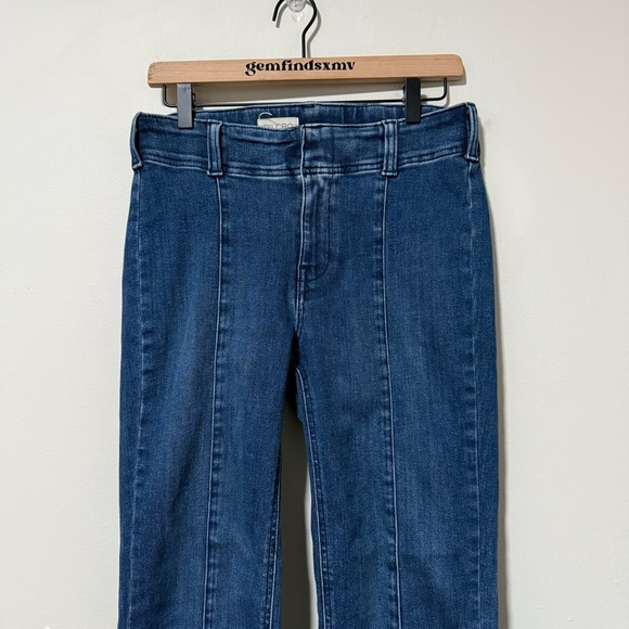 Pilcro Slim 70s High-Rise Crop Flare Jeans Size 28 - Picture 7 of 16